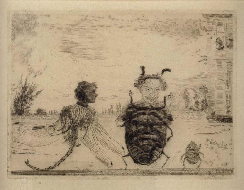 James Ensor Strange Insects China oil painting art